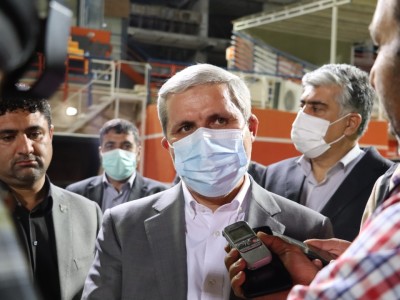 حضور دکتر رستمی مدیر عامل شرکت ملی صنایع مس ایران در حاشیه دیدار فوتبال مس رفسنجان و فجر شهید سپاسی